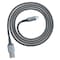 Ventev Chargesync Alloy USB A to USB C 2.0 Cable 4ft, Steel Gray ACABACSTEELVNV - alternate 1